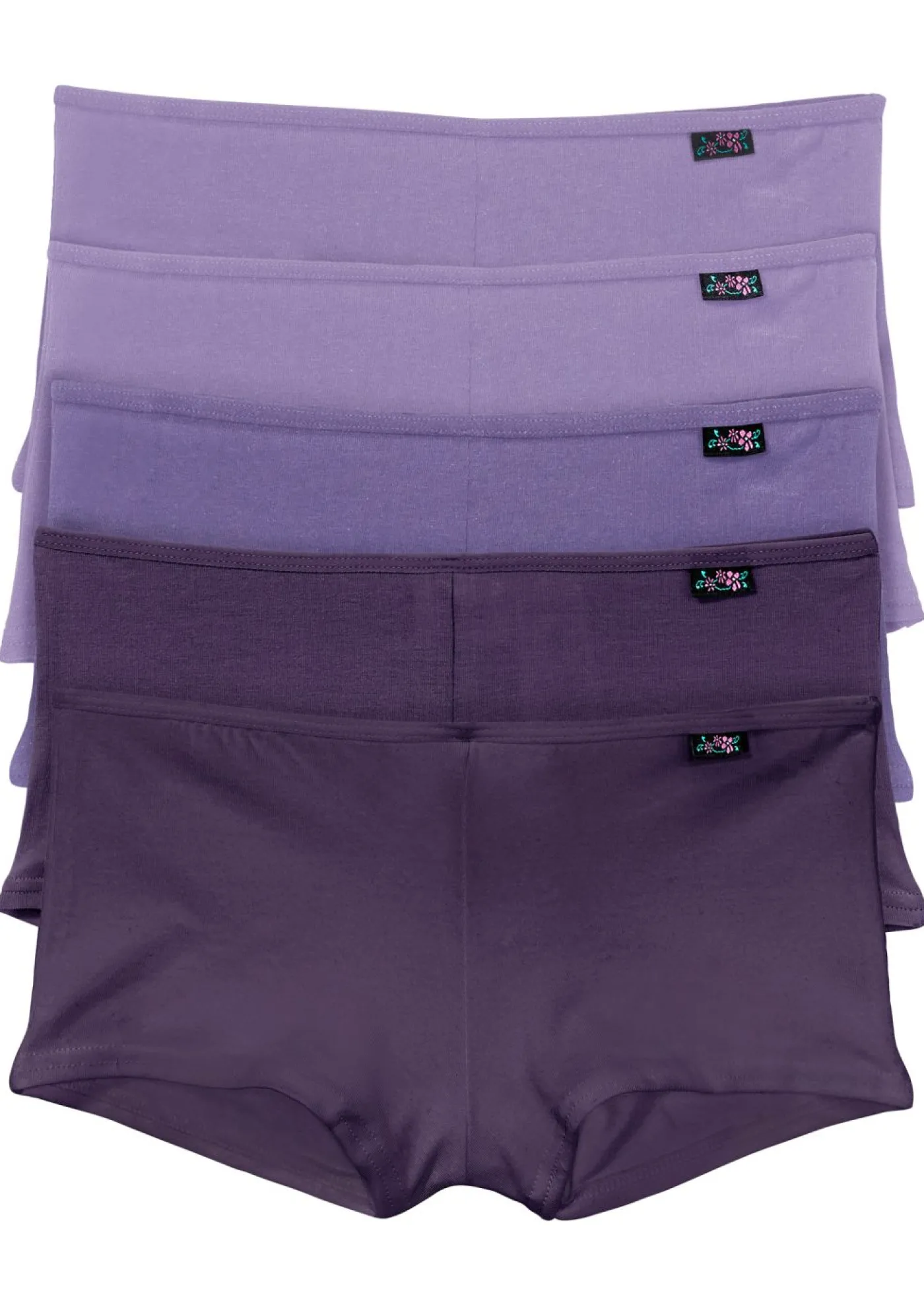 bonprix bonprix Braguita (5 unidades) Lila oscuro/lila/violeta