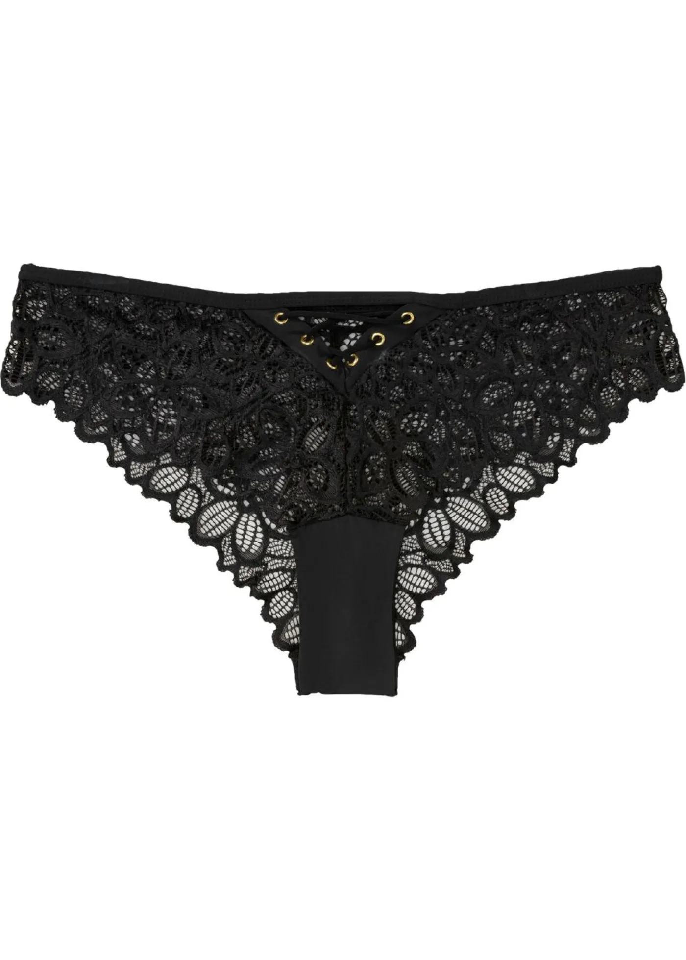 bonprix bonprix Braguita brasileña de encaje fino Negro Best