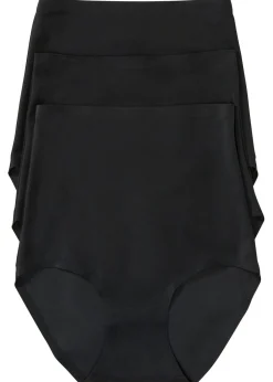 bonprix bonprix Braguita con efecto moldeador medio (3 unidades) Negro Outlet