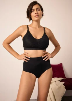bonprix bonprix Braguita con efecto moldeador medio (3 unidades) Negro Outlet