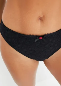 bonprix bonprix Braguita con encaje Negro Clearance