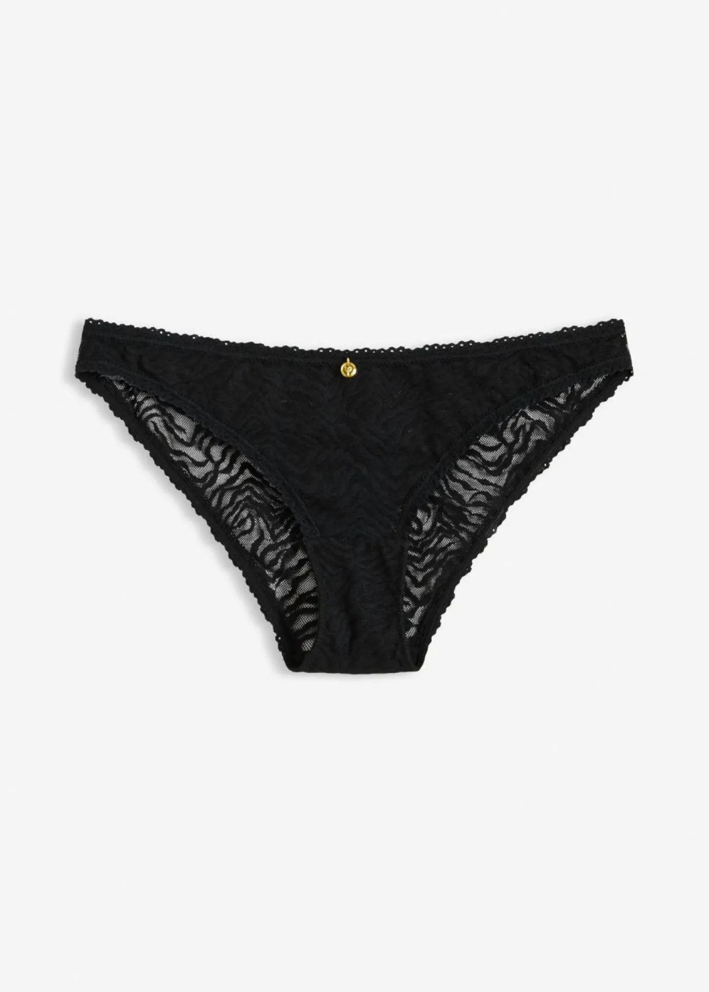 bonprix bonprix Braguita con encaje fino Negro Outlet