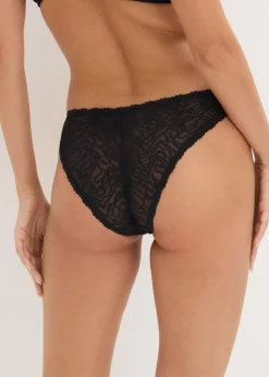 bonprix bonprix Braguita con encaje fino Negro Outlet