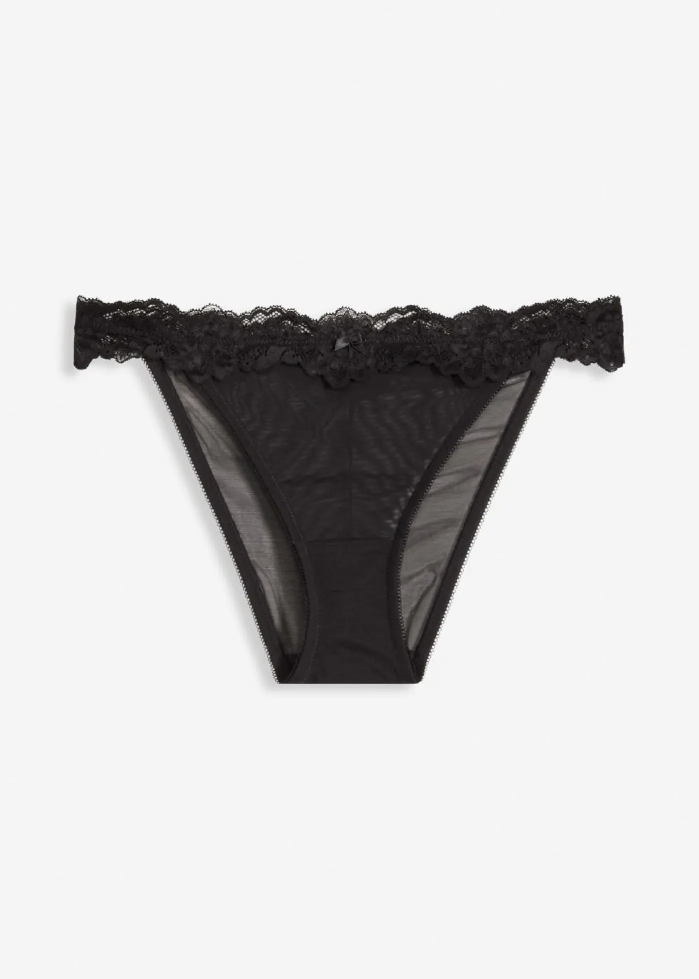 bonprix bonprix Braguita con encaje suave Negro Sale