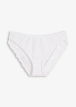 bonprix bonprix Braguita con encaje suave Blanco Best