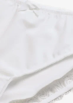 bonprix bonprix Braguita con encaje suave Blanco Best