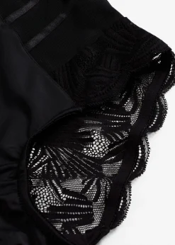 bonprix bonprix Braguita con encaje y efecto moldeador medio Negro Hot
