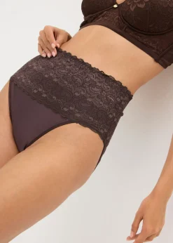 bonprix bonprix Braguita con fuerte efecto moldeador (2 unidades) Marrón oscuro Best