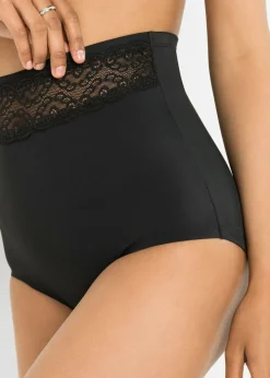 bonprix bonprix Braguita con ligero efecto moldeador (2 unidades) Negro-blanco Outlet