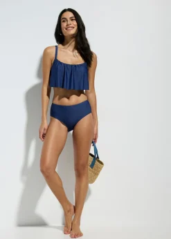 bonprix bonprix Braguita de bikini con aspecto vaquero Azul marino Outlet