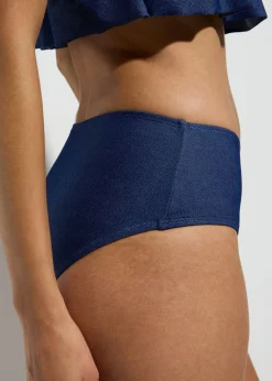 bonprix bonprix Braguita de bikini con aspecto vaquero Azul marino Outlet