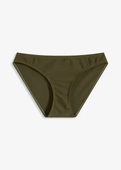 bonprix bonprix Braguita de bikini con pernera normal Verde oliva oscuro New