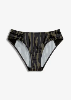 bonprix bonprix Braguita de bikini con pernera normal Negro-caqui