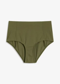 bonprix bonprix Braguita de bikini de talle alto Verde oliva oscuro Outlet