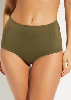bonprix bonprix Braguita de bikini de talle alto Verde oliva oscuro Outlet