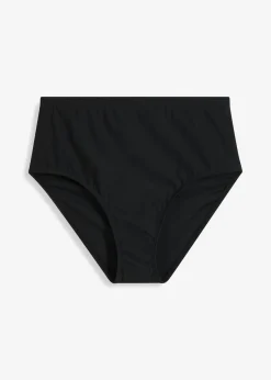 bonprix bonprix Braguita de bikini de tiro alto con ligero efecto moldeador Negro Outlet