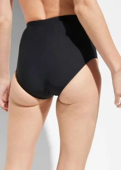 bonprix bonprix Braguita de bikini de tiro alto con ligero efecto moldeador Negro Outlet