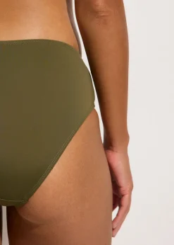 bonprix bonprix Braguita de bikini en paquete doble (2 unidades) Verde oliva oscuro-negro New
