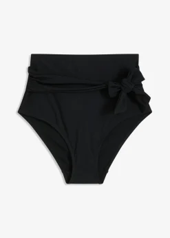 bonprix bonprix Braguita de bikini highwaist con gran efecto moldeador y cordón Negro