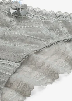 bonprix bonprix Braguita de encaje Gris-plata Best