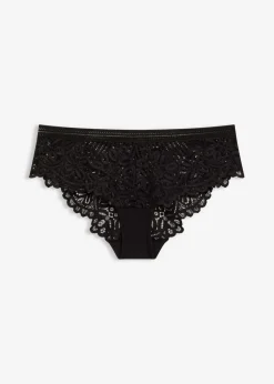 bonprix bonprix Braguita hipster de encaje elegante Negro Outlet