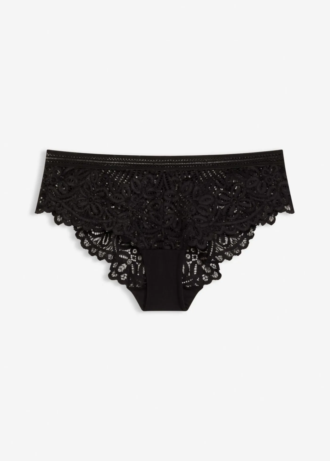 bonprix bonprix Braguita hipster de encaje elegante Negro Outlet
