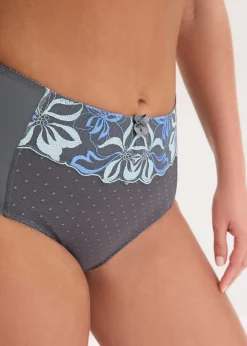 bonprix bonprix Braguita moldeadora con bordado delicado Gris granito Clearance