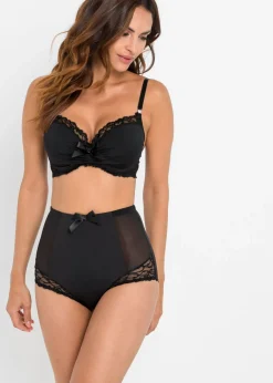 bonprix bonprix Braguita moldeadora de nivel 2 Negro Hot