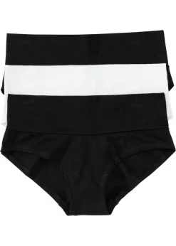 bonprix bonprix Braguita premamá con algodón orgánico (3 unidades) Negro + negro + blanco Discount