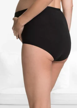 bonprix bonprix Braguita premamá de algodón orgánico (2 unidades) Blanco-negro Online