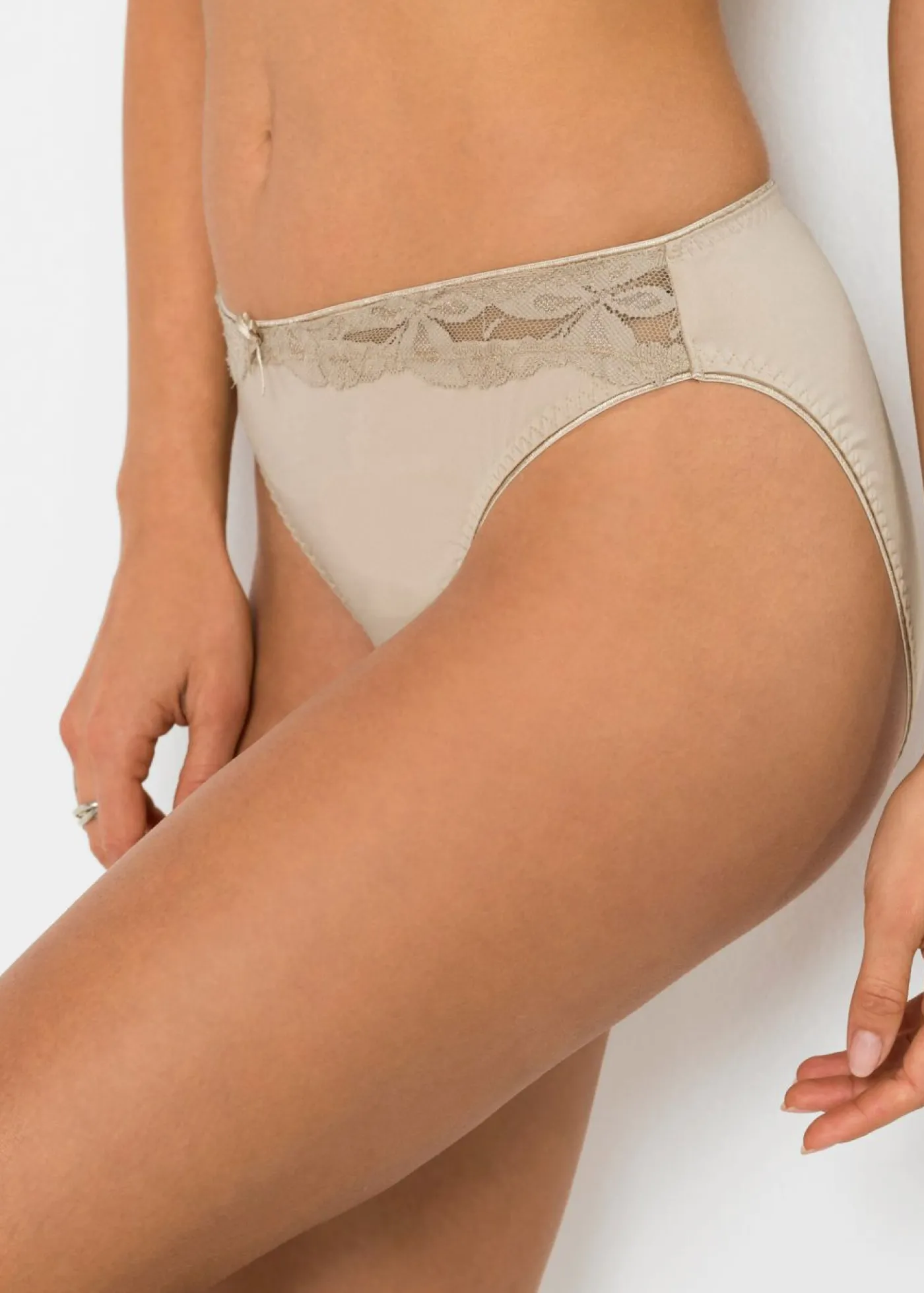 bonprix bonprix Braguitas (3 unidades) negro - blanco - piel Outlet