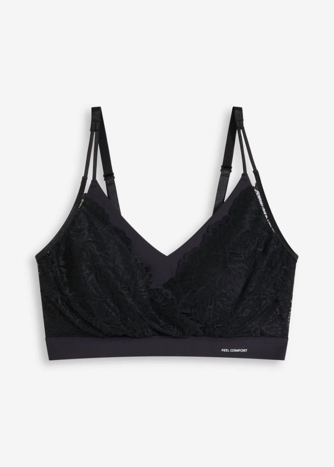 bonprix bonprix Bralette acolchado Feel Comfort Seamless Negro Online