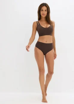 bonprix bonprix Bralette acolchado Feel Comfort Seamless Marrón oscuro Online