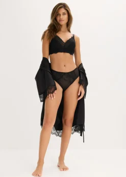 bonprix bonprix Bralette con bordado Negro
