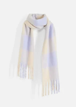 bonprix bonprix Bufanda Beige natural/lila pastel New