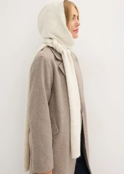 bonprix bonprix Bufanda con capucha Beige New