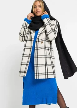 bonprix bonprix Bufanda con capucha con efecto brillante Negro Discount