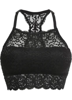 bonprix bonprix Bustier con encaje elástico Negro Best
