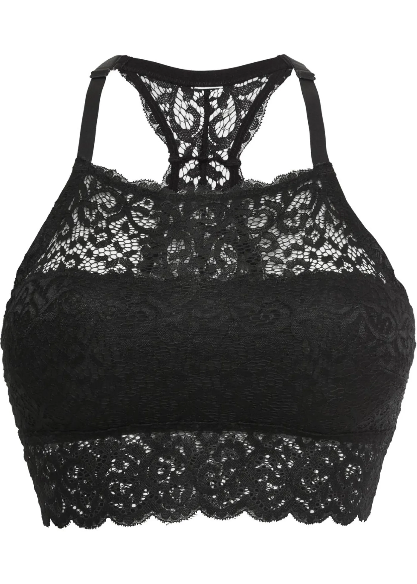 bonprix bonprix Bustier con encaje elástico Negro Best