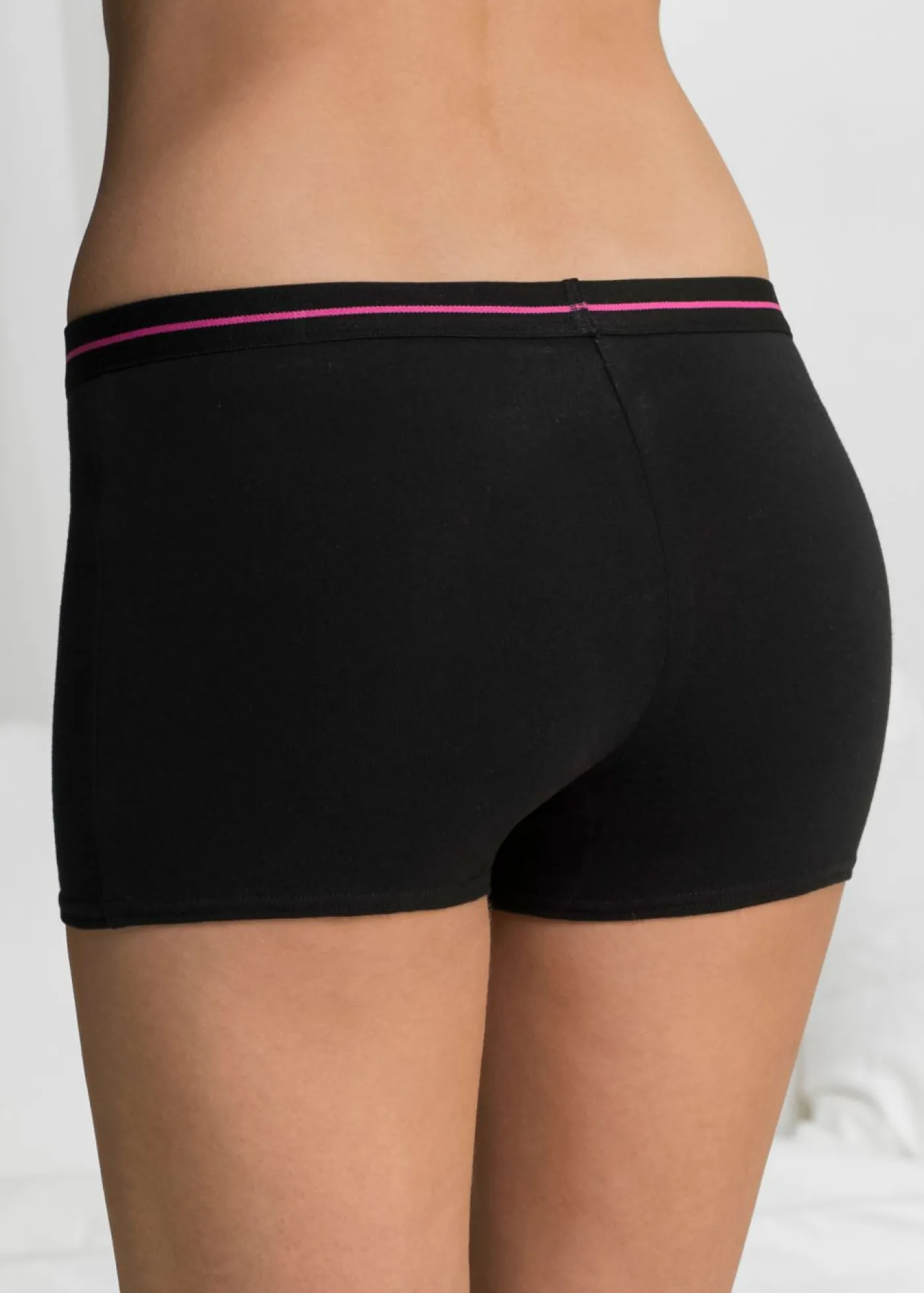 bonprix bonprix Bóxer de mujer (4 unidades) Negro Outlet