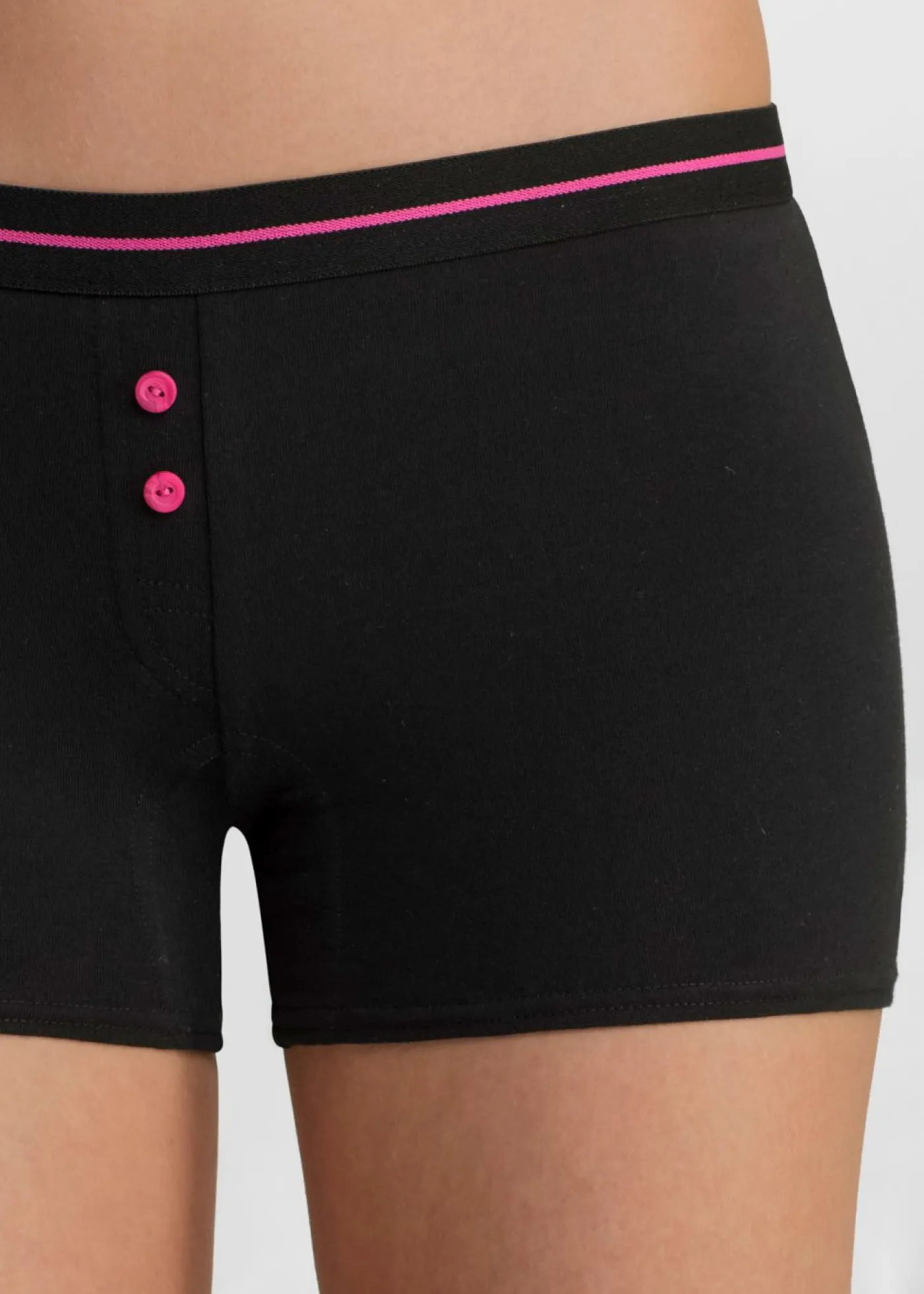 bonprix bonprix Bóxer de mujer (4 unidades) Negro Outlet