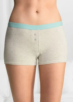 bonprix bonprix Bóxer de mujer (4 unidades) Crudo jaspeado/multicolor Sale