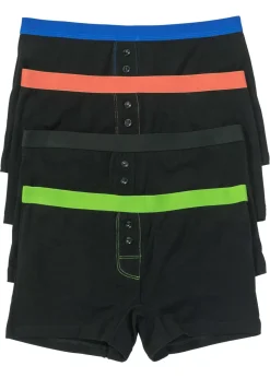 bonprix bonprix Bóxer de mujer (4 unidades) Negro/colorido Online