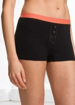 bonprix bonprix Bóxer de mujer (4 unidades) Negro/colorido Online
