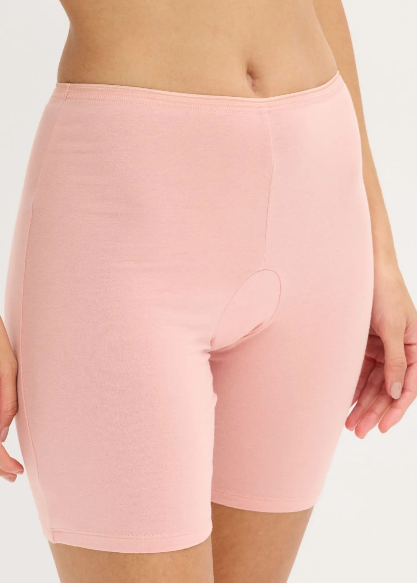 bonprix bonprix Bóxer largo de mujer con algodón orgánico (3 unidades) rosa vintage-pizarra-blanco Hot