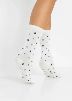 bonprix bonprix Calcetines Gris jaspeado-rosa ceniza-negro Sale