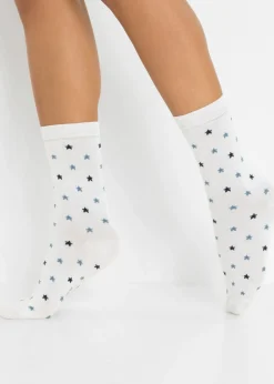 bonprix bonprix Calcetines Gris jaspeado-rosa ceniza-negro Sale