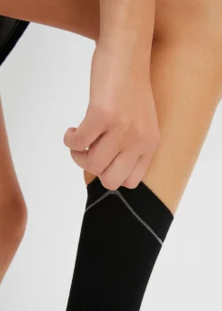bonprix bonprix Calcetines con algodón orgánico (6 pares) Negro de rayas Discount