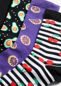 bonprix bonprix Calcetines con algodón orgánico (6 pares) Negro Hot