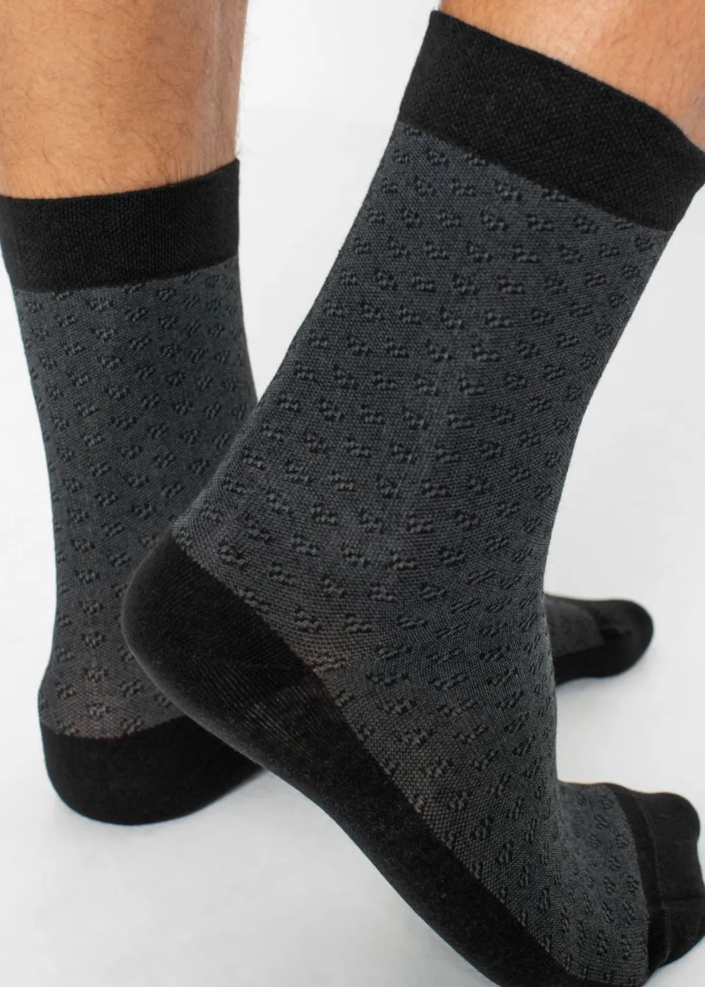 bonprix bonprix Calcetines con dobladillo antipresión (5 pares) Negro Best